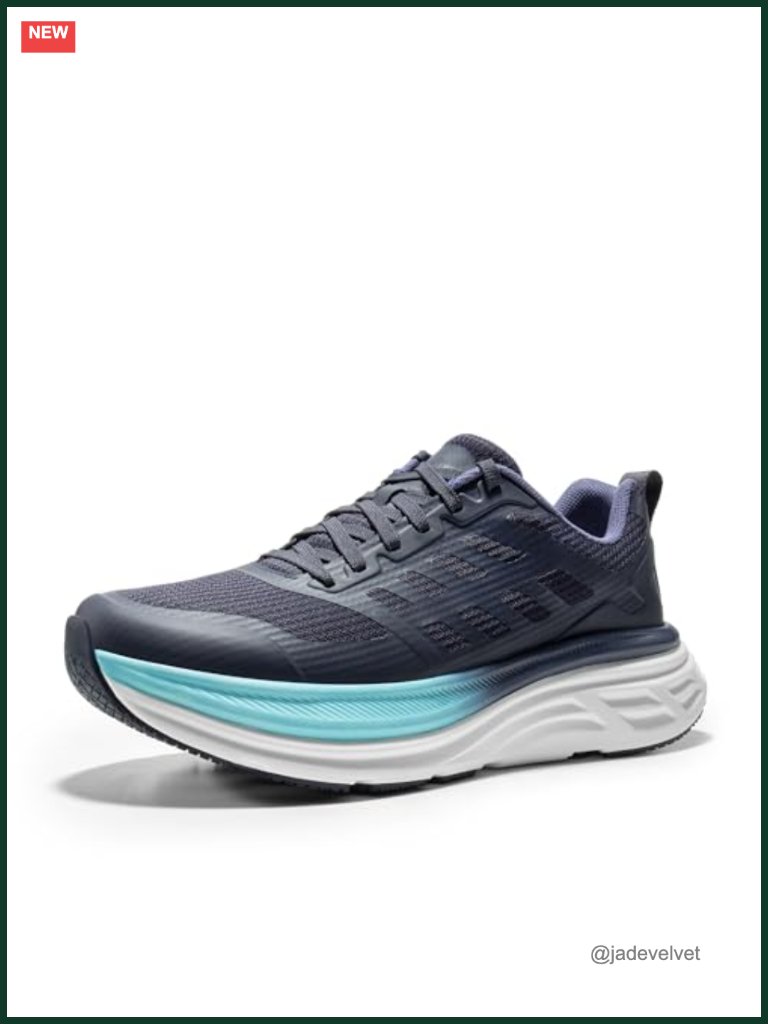 Cushioned Walking Shoes - Non-Slip Breathable Mesh Athletic Sneakers
